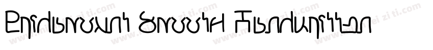 Bridamount Smooth Handwritten Font字体转换